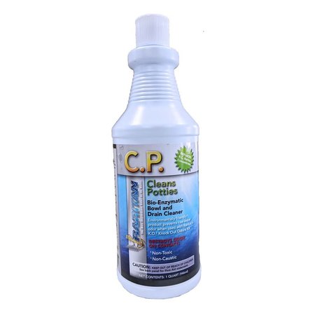 RARITAN C.P. Cleans Potties Bio-Enzymatic Bowl Cleaner - 32oz Bottle 1PCP32